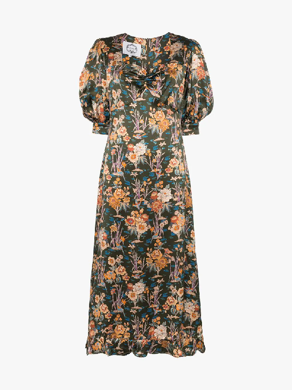 Evi Grintela Vanessa Floral Print Maxi Dress In Multicoloured ModeSens