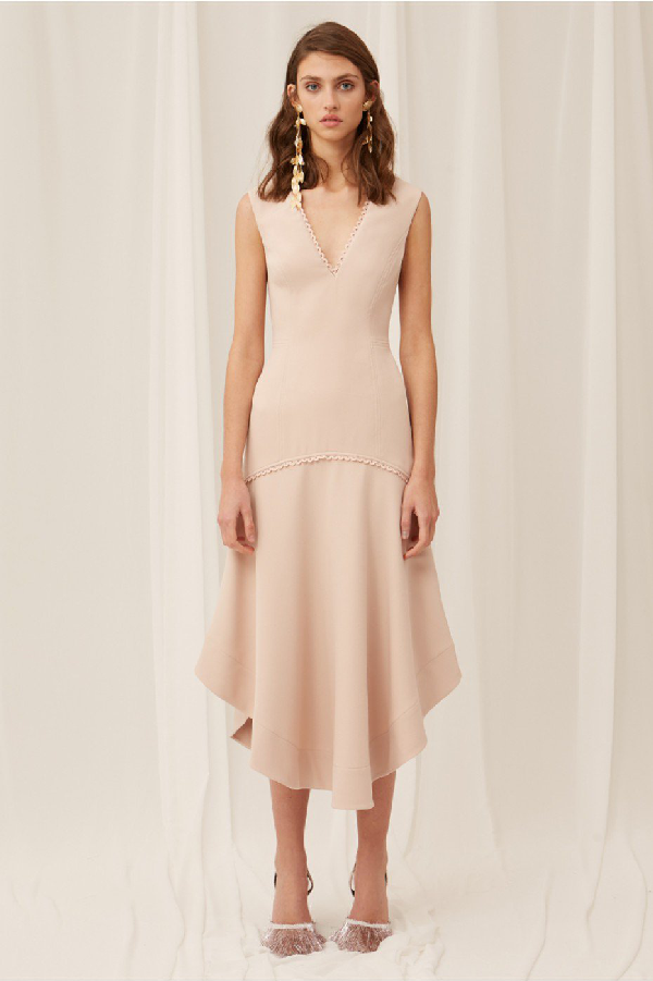 Keepsake We Dream Midi Dress In Nude Modesens