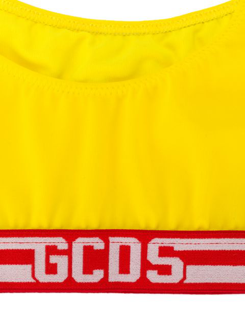 Gcds Teen Logo Band Bikini In Yellow ModeSens