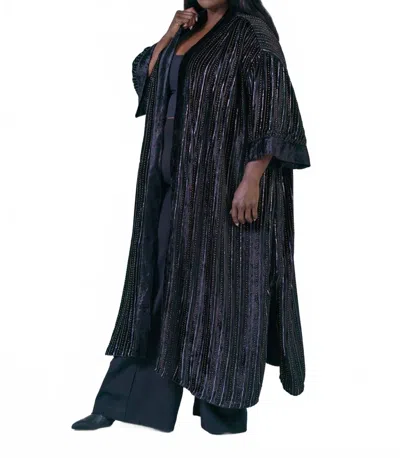 -bl^nk- Dayton Coverup Cardigan - Plus In Black