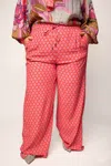 -bl^nk- Eniya Wideleg Pant In Abstract Print In Multi