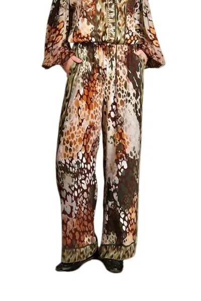 -bl^nk- Evaline Printed Trousers In Multi