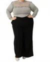 -bl^nk- Indumani Knitted Top In Gray In Gray