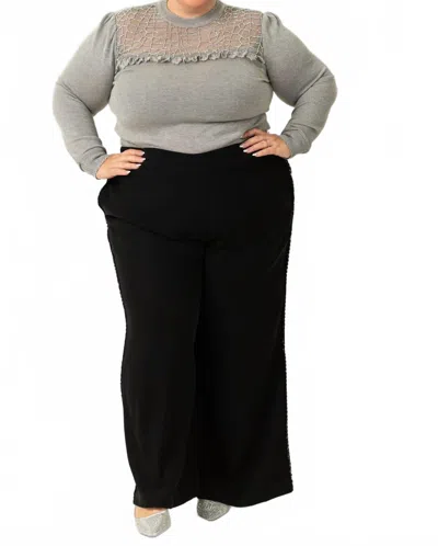 -bl^nk- Indumani Knitted Top In Gray