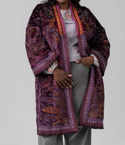 -bl^nk- Loveena Coverup In Winter Bloom In Multi