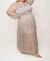 -bl^nk- Marino Maxi Skirt - Plus In Glacier Grey In Gray