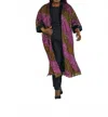 -bl^nk- Sequin 3/34 Sleeve Duster - Plus In Gold And Pink Sequin In Multi