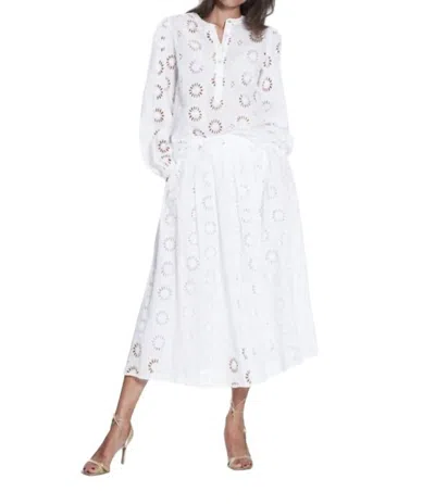 0039 Italy Kylie Skirt In White