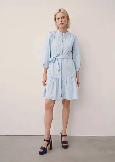 0039 Italy Milo Mini Dress In Light Blue