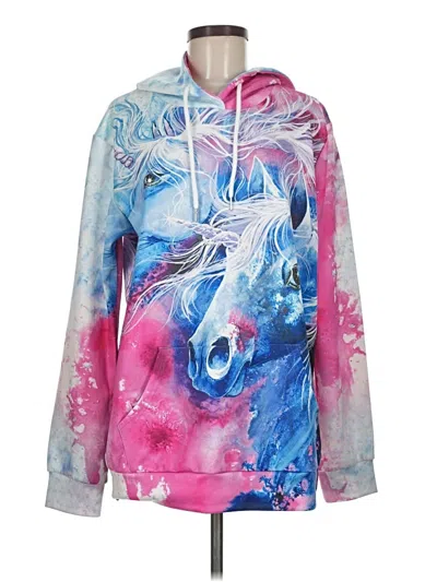 Pre-owned 0039 Italy Pullover Hoodie In Blue