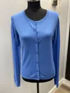 0039 Italy Summer Cardigan In Blue In Blue