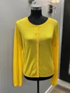 0039 Italy Summer Cardigan In Yellow In Yellow