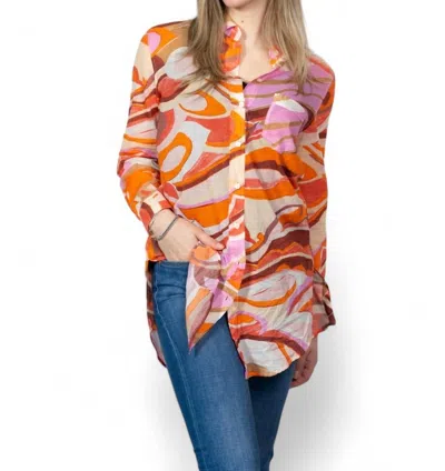 0039 Italy Taya Blouse In Multi