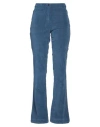 0039 Italy Woman Pants Navy Size Xl Cotton, Polyester, Elastane In Navy