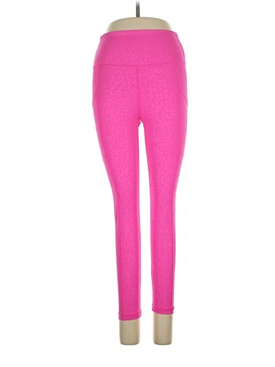 Pre-owned 0039 Italy Yoga Pants In Pink