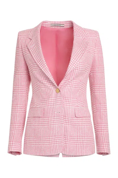 0205 Tagliatore J-parigi Single-breasted Two-button Jacket In Pink