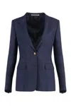 0205 Tagliatore Single-breasted One Button Jacket In Blue