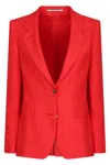 0205 Tagliatore Single-breasted Two-button Jacket In Red