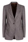 0205 Tagliatore Single-breasted Two-button Jacket In Multi