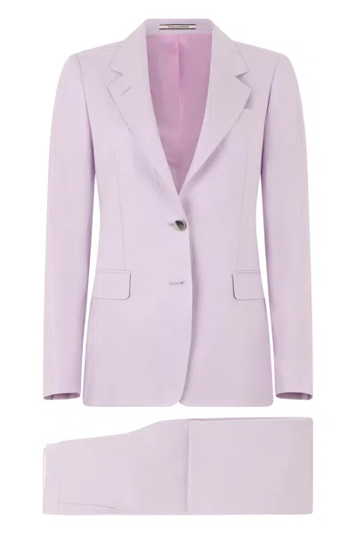 0205 Tagliatore Single-button Blazer In Purple