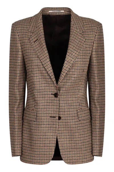 0205 Tagliatore Two-button Single-breasted Jacket In Brown