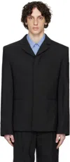 032c Black ' Office Attire' Suit Blazer
