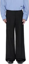 032c Wide-leg Trousers In Black