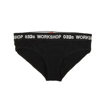 032c Black Classic Text Briefs