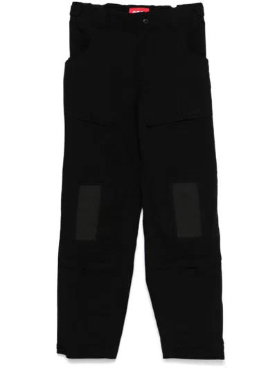 032c Black Cotton Trousers