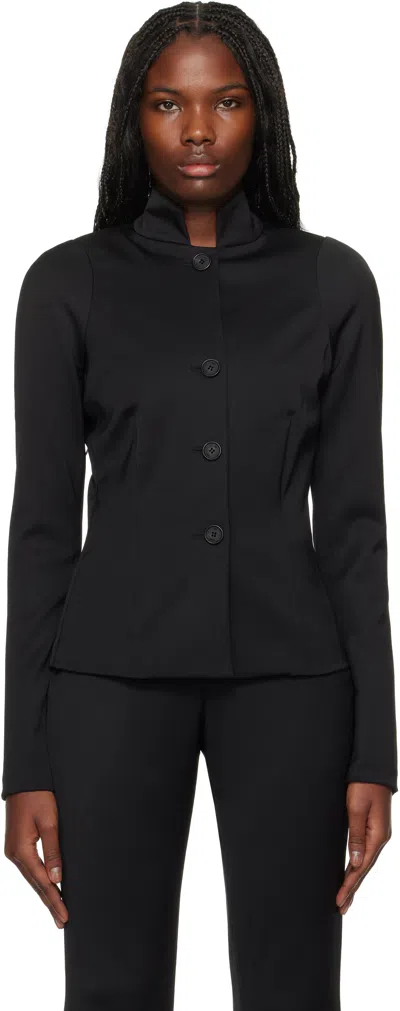 032c Black Gattaca Tight Suit Jacket