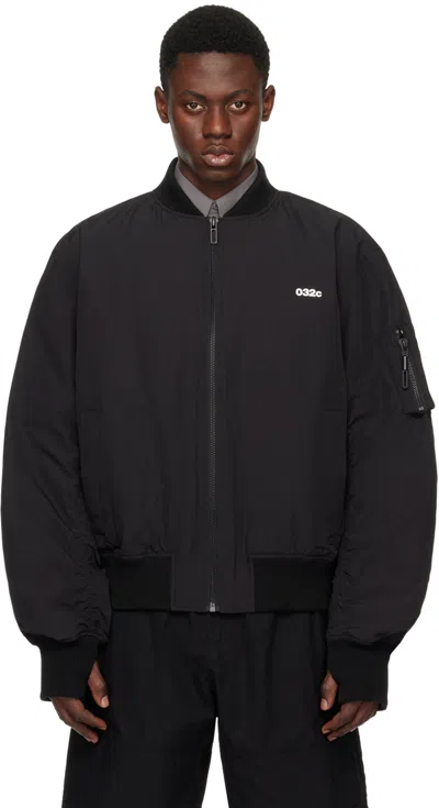 032c Black Mayhem Bomber Jacket