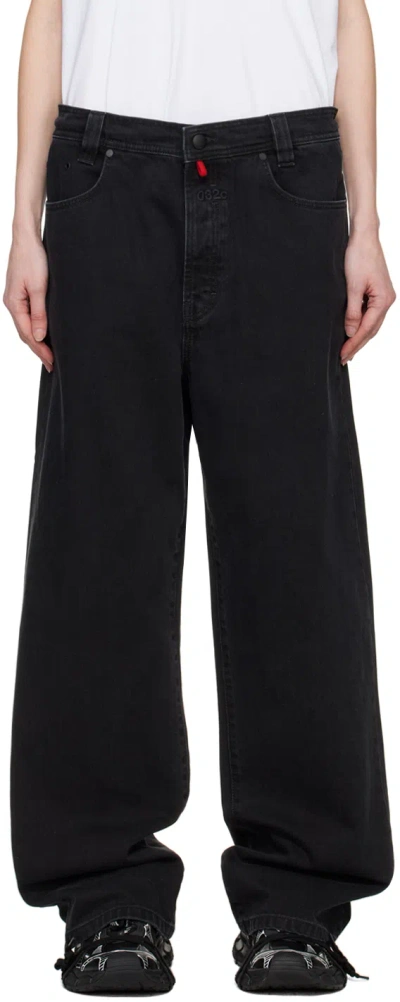 032c Black New Classic Jeans In Washed Black