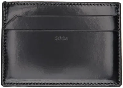 032c Black New Classics Card Holder In Black Luster