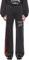 032c Black Telepresence Comfort Sweatpants In Faded Black