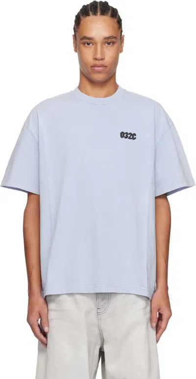 032c Blue '' Loves T-shirt In Faded Light Blue
