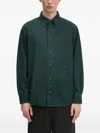 032c Button-fastening Denim Shirt In Green