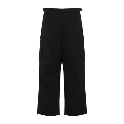032c Cotton Trousers For Spring Summer 2025 In Black