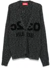 032c Gray Selfie Cardigan In Dark Grey