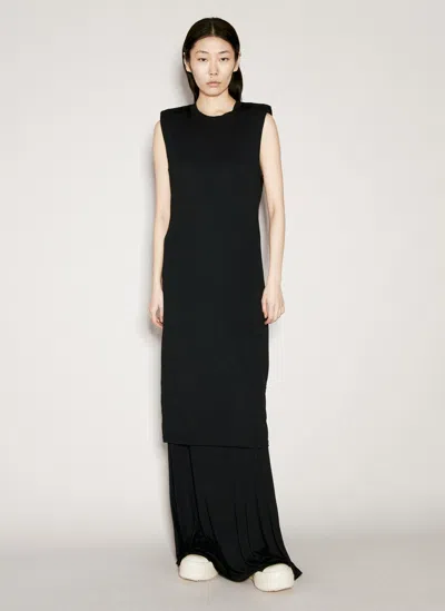 032c Daydream Layered Gown In Black
