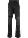 032c Double Shift Painters Jeans Im Distressed-look In Grey