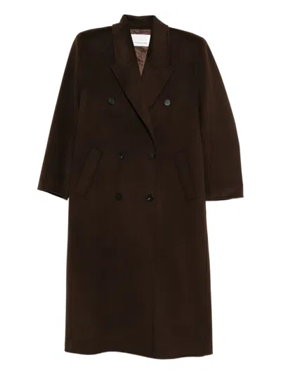 032c Double-breasted Wool Coat In Brown