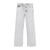 032c Down To Earth Wide-leg Faded Jeans