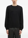 032c Embroidered Cashmere Sweater In Black