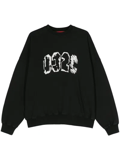 032c Eternal Bubble Logo-print Sweatshirt In Black