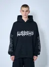 032c Faithless Oversized Hoodie In Black