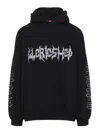 032c Faithless Oversized Hoodie In Black