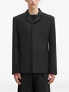 032c Flap-pocket Blazer In Black