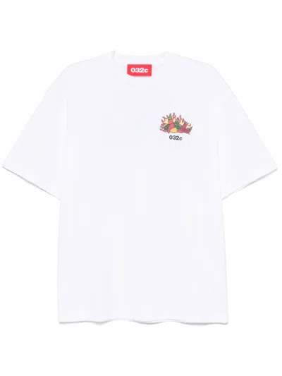 032c Fruit Of  T-shirt In White