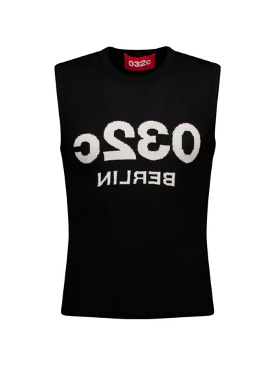 032c Hollywood To Berlin Selfie Tank Top In Black