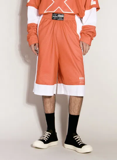 032c Lax Layered Shorts In Orange